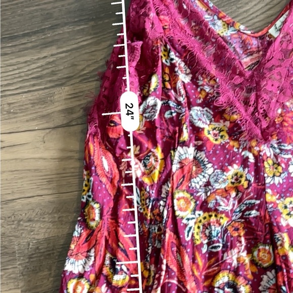 FREE PEOPLE Womens Top Infinite Love Slim Purple Combo Purple - Picture 3 of 5